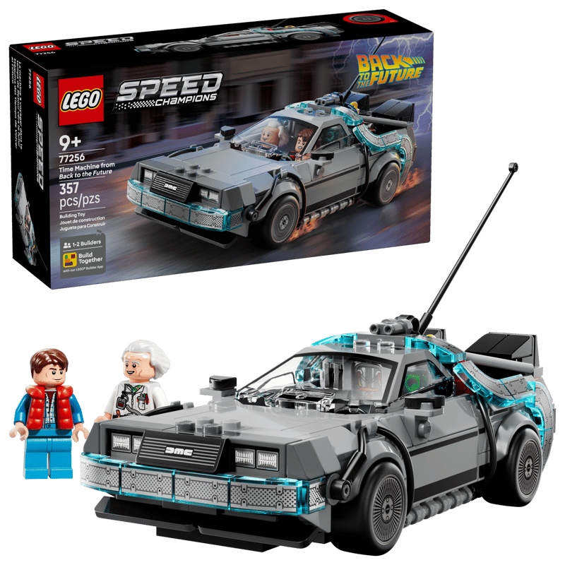LEGO Speed Champions Back to the Future Time Machine 77256 – DeLorean Set