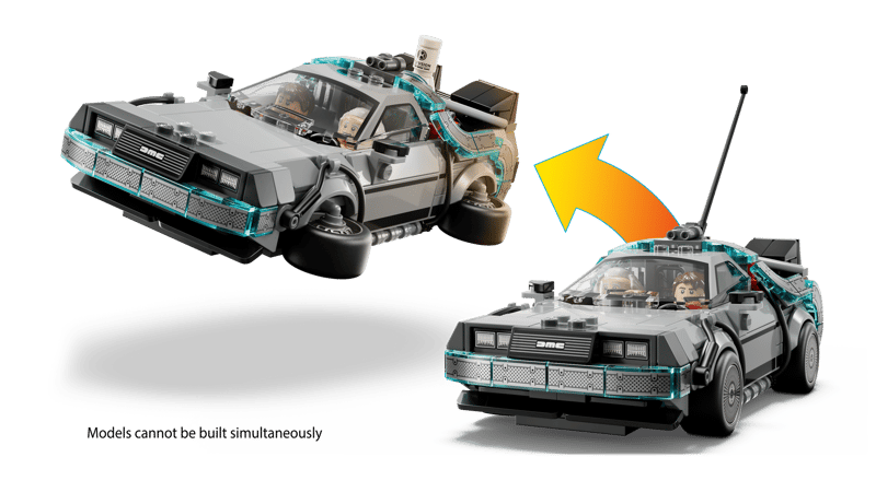 LEGO Speed Champions Back to the Future Time Machine 77256 – DeLorean Set