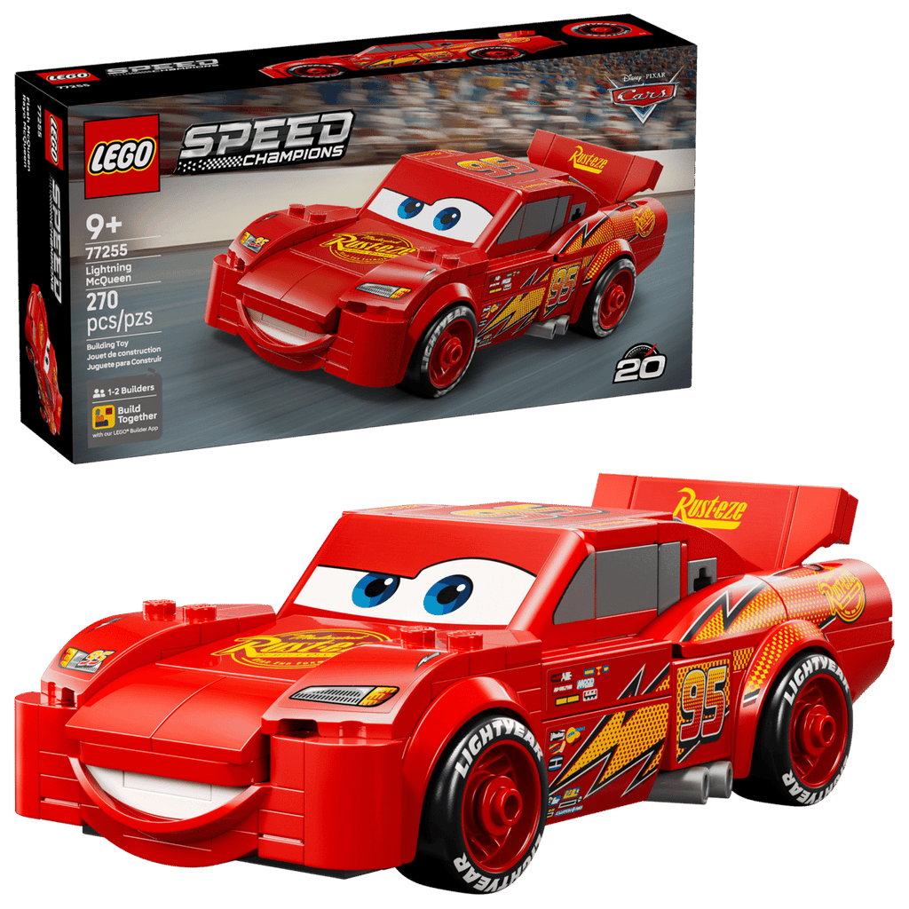 LEGO Speed Champions Lightning McQueen 77255 – Sealed Disney Pixar Cars Set
