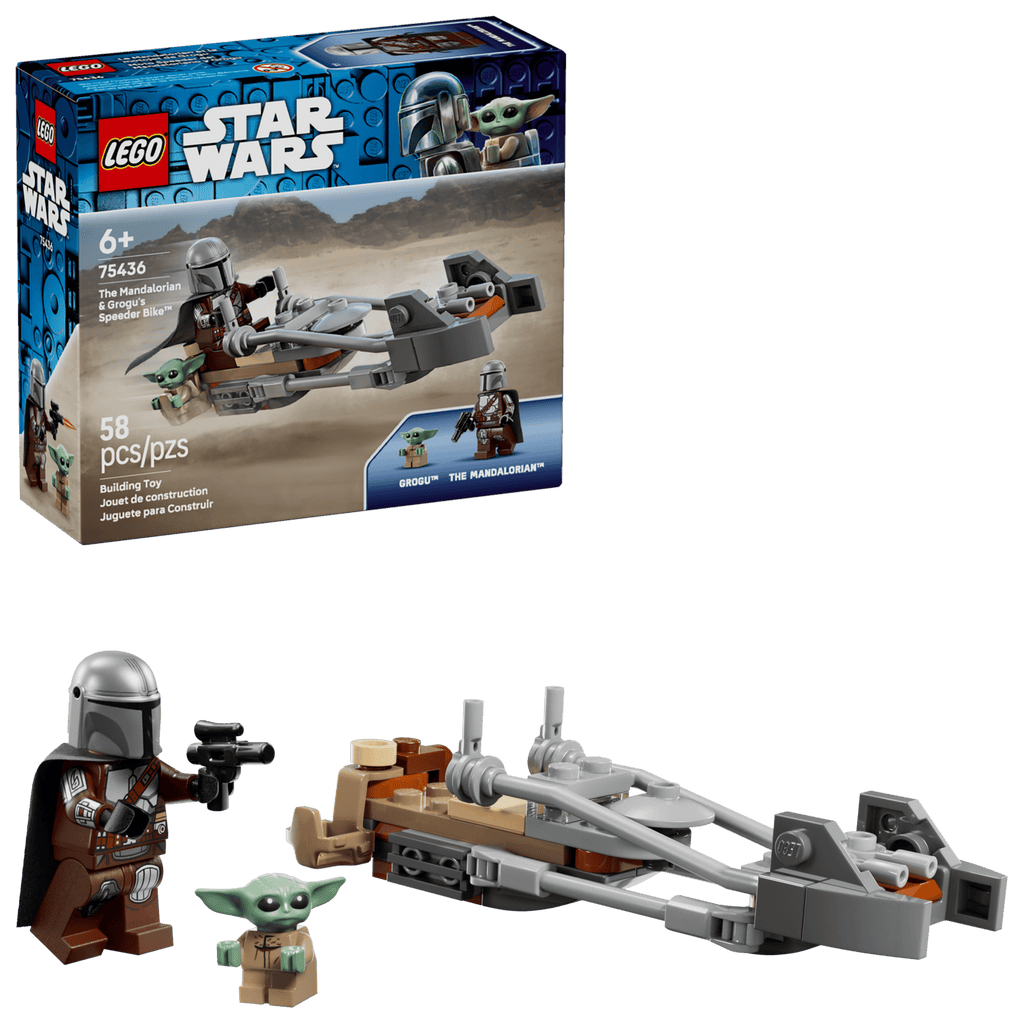 LEGO Star Wars The Mandalorian and Grogu’s Speeder Bike 75436
