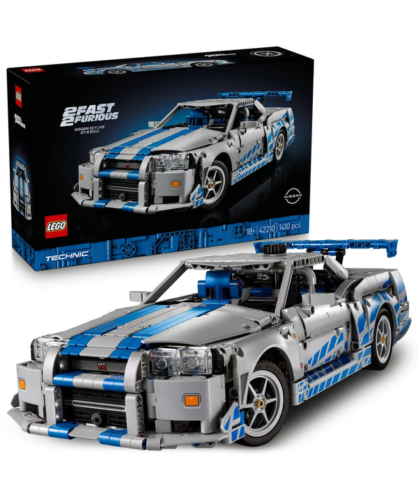 LEGO Technic 2 Fast 2 Furious Nissan Skyline GT-R (R34) Car 42210