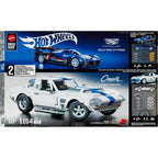 Mattel Brick Shop Hot Wheels Cadillac & Corvette Building Set Bundle JMC65 1154
