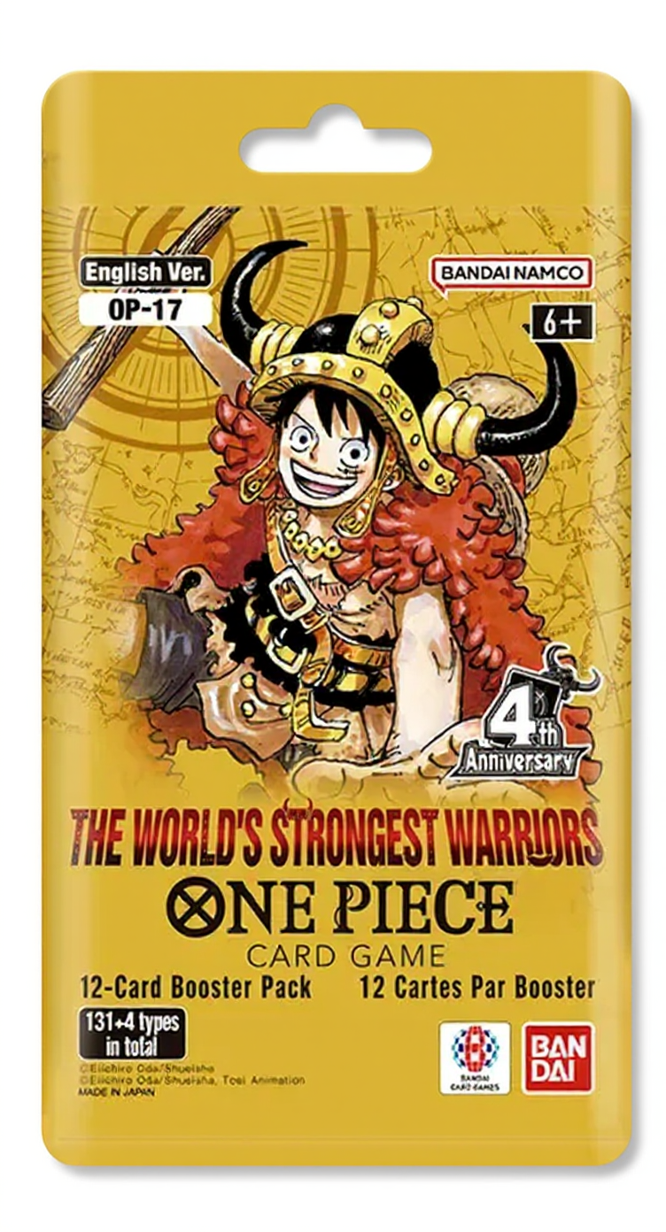 One Piece Card Game: OP-17 The World's Strongest Warriors Sleeved Booster