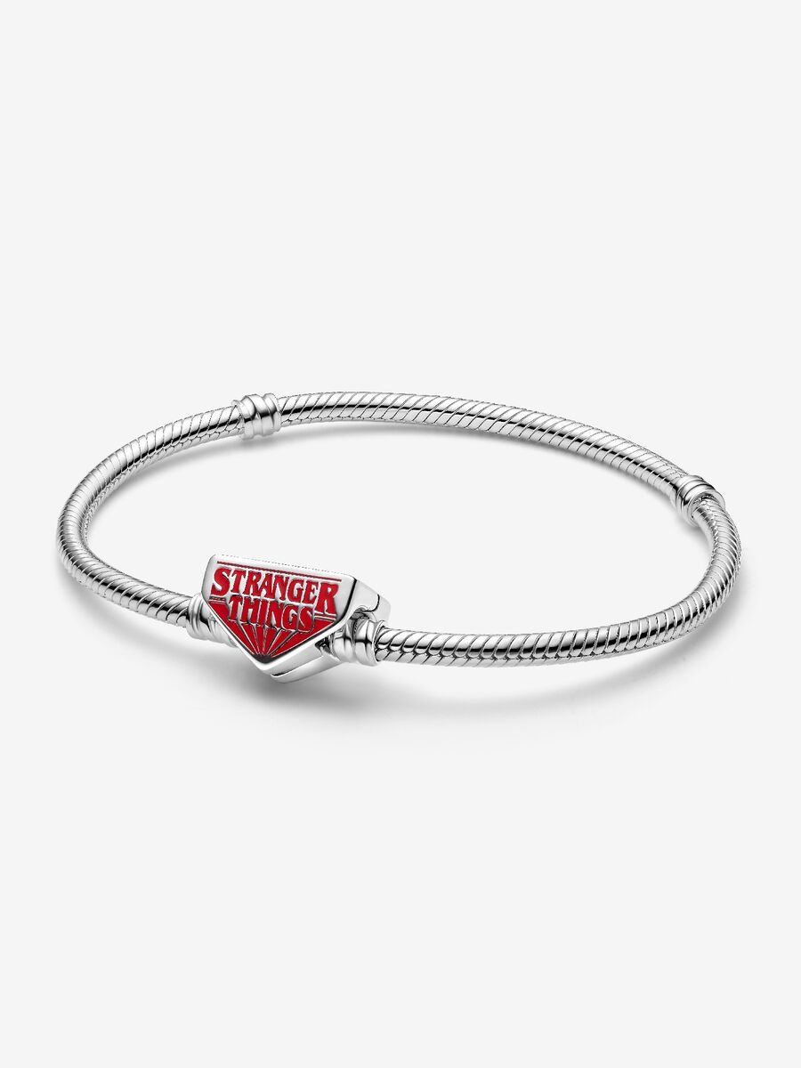 Pandora x Stranger Things Clasp Snake Chain Bracelet 23cm (Sterling Silver)