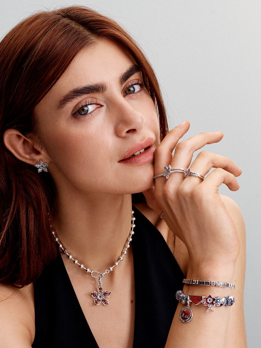 Pandora x Stranger Things Clasp Snake Chain Bracelet 23cm (Sterling Silver)