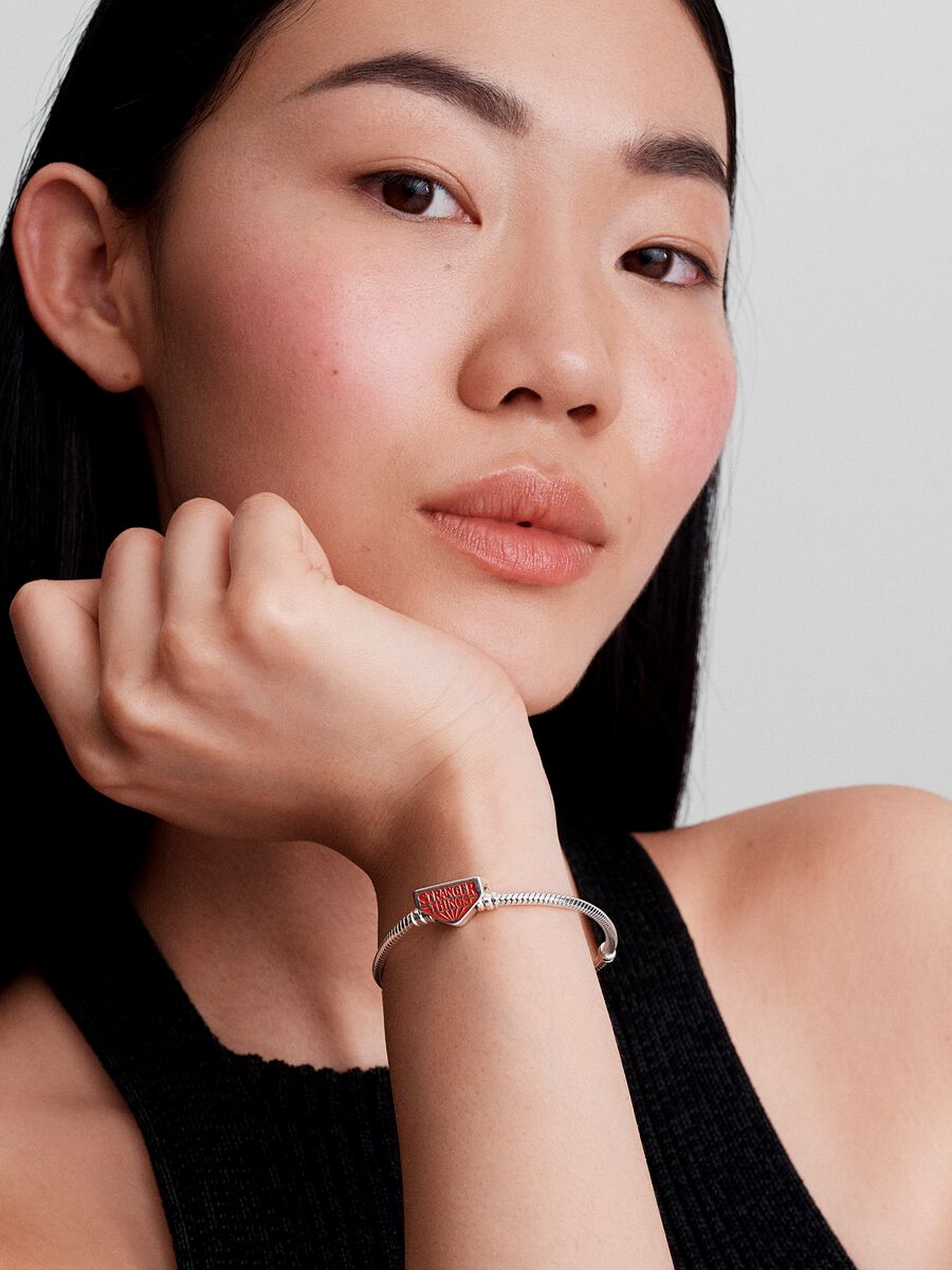 Pandora x Stranger Things Clasp Snake Chain Bracelet 23cm (Sterling Silver)