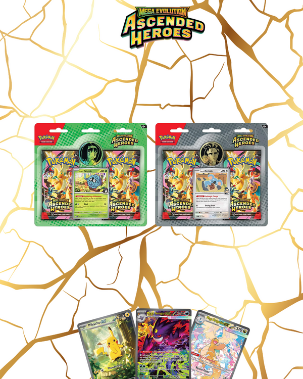 Pokémon TCG: Ascended Heroes 2-Pack Blister - Erika / Larry Promo (Assorted)