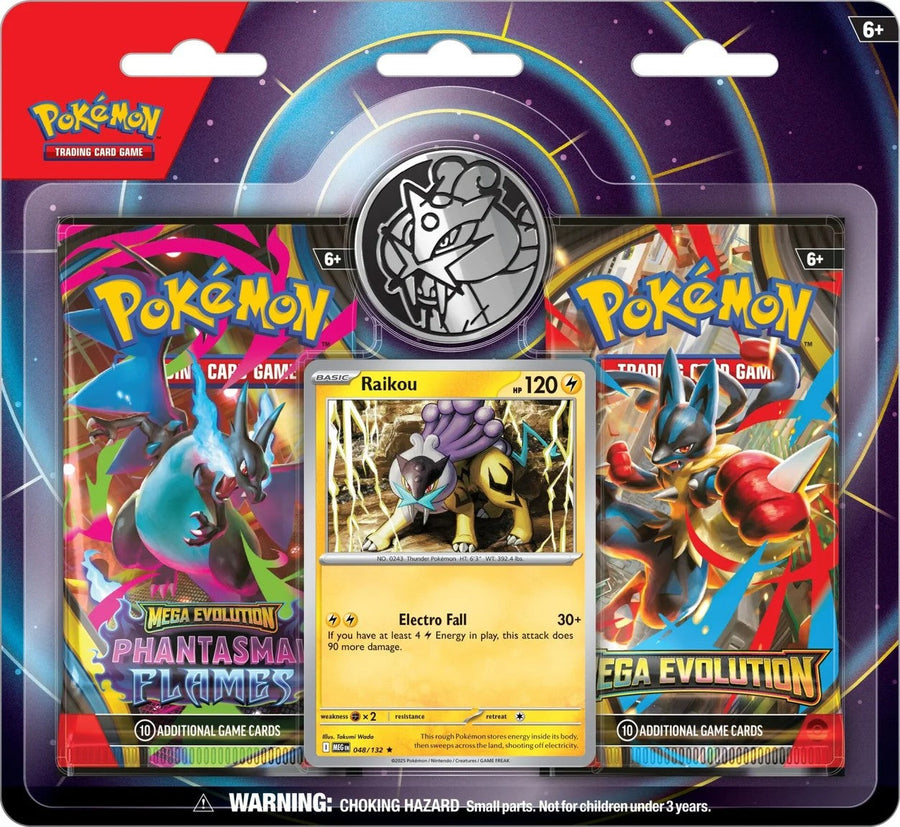 Pokémon TCG: Enhanced 2-Pack Blister (Raikou Promo) - Scarlet & Violet Sealed English