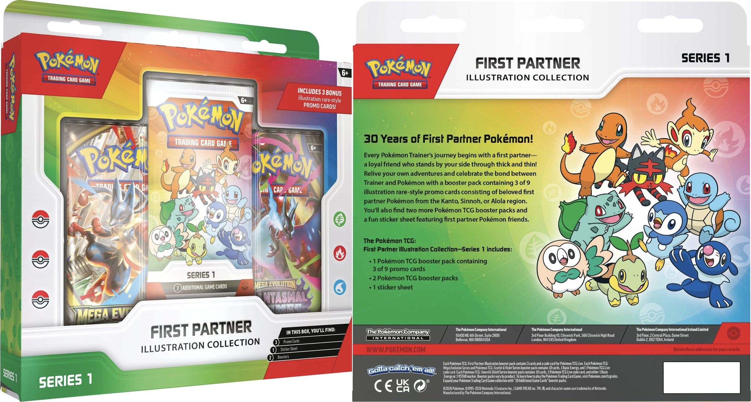 Pokémon TCG: First Partner Illustration Collection - Series 1