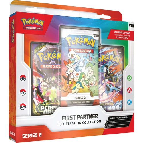 Pokémon TCG: First Partner Illustration Collection Series 2 (Presale 19 June 2026) — factory sealed