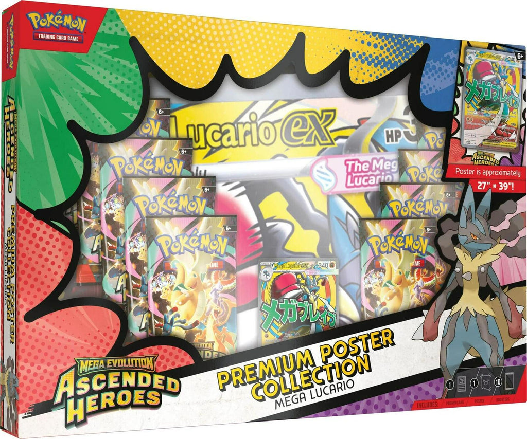 Pokémon TCG: Mega Evolution - Ascended Heroes Premium Poster Collection (Assorted)