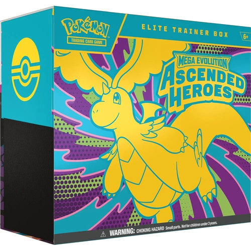 Pokémon TCG: Mega Evolution Ascended Heroes Elite Trainer Box — factory sealed