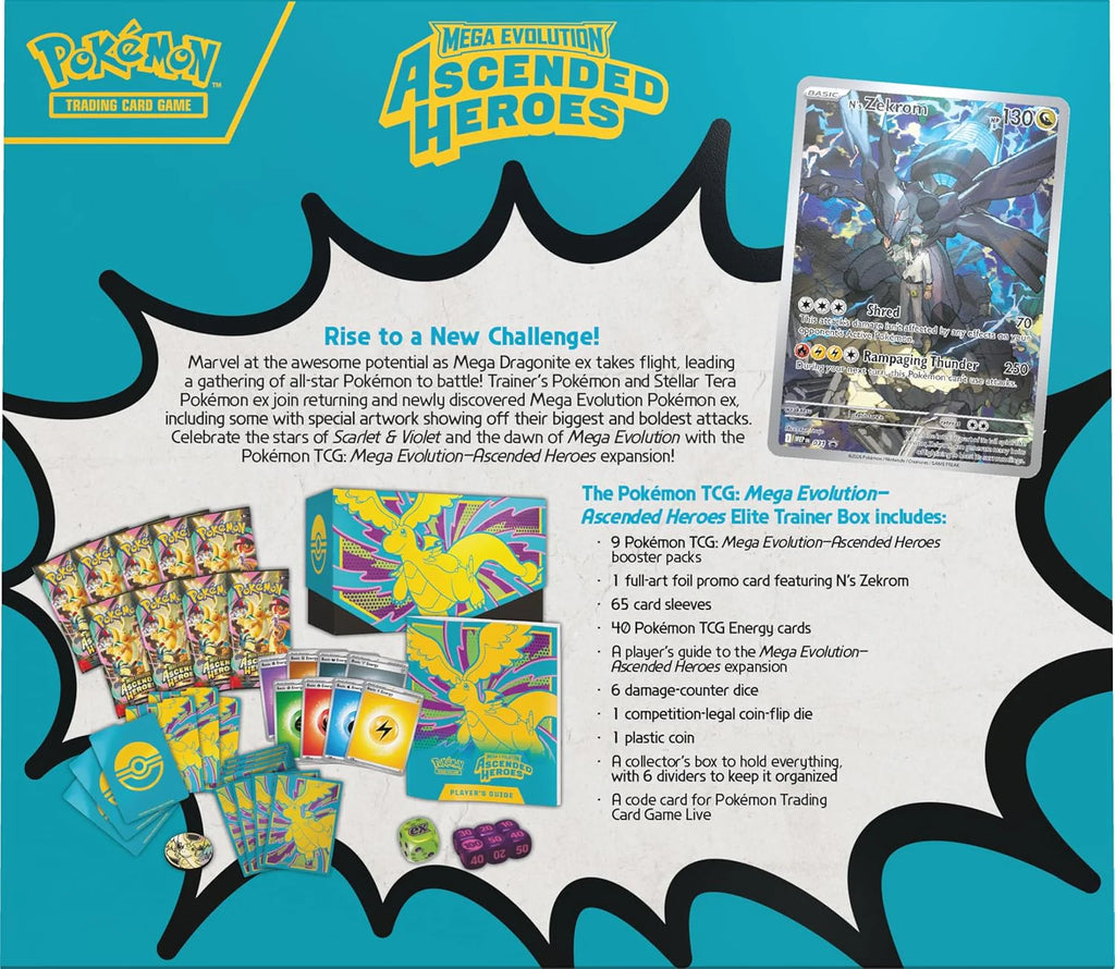 Pokémon TCG: Mega Evolution Ascended Heroes Elite Trainer Box