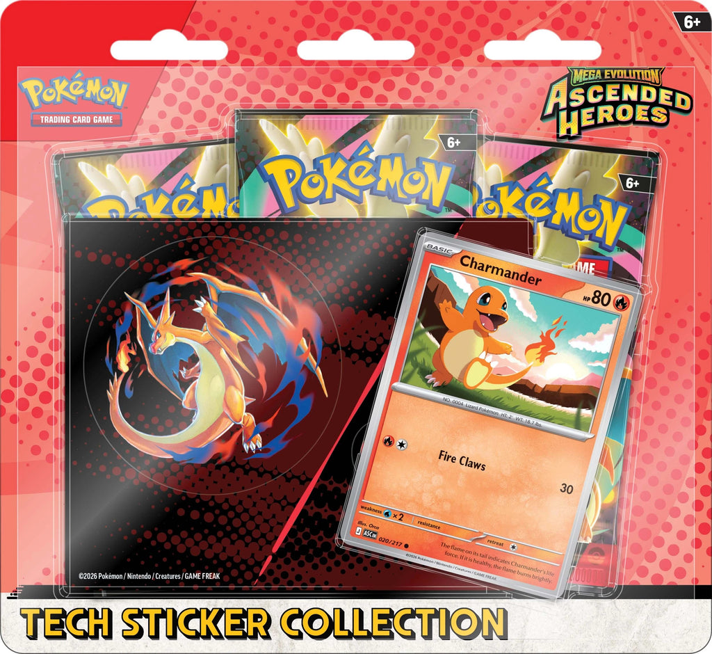 Pokémon TCG: Mega Evolution Ascended Heroes Tech Sticker Collection (Assorted)