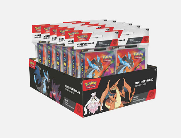 Pokémon TCG: Mega Evolution Phantasmal Flames Mini Portfolio Sealed Display (12 Count) - Q1 2026