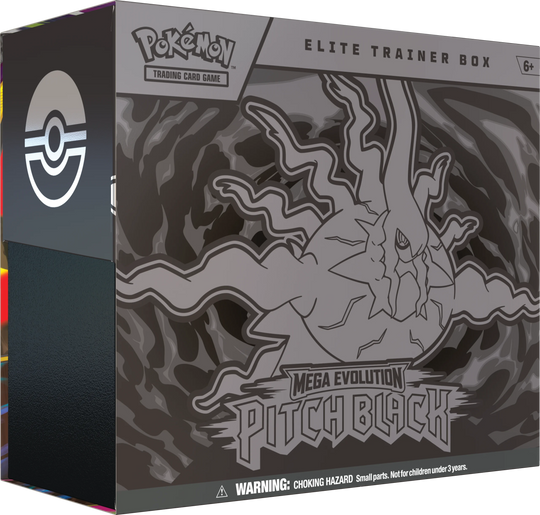 Pokémon TCG: Mega Evolution Pitch Black Elite Trainer Box (Presale – Releases 17 July 2026) — factory sealed preorder