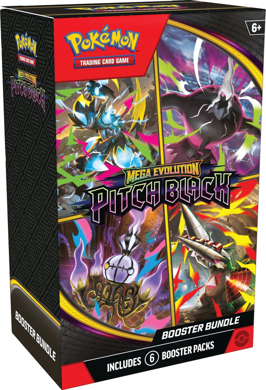 Pokémon TCG: Mega Evolutions Pitch Black Booster Bundle (Presale – Releases 17 July 2026) — factory sealed preorder