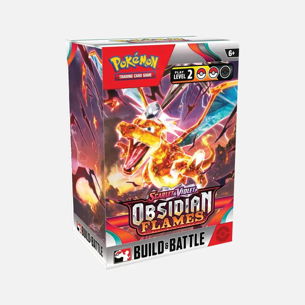 Pokémon TCG Scarlet & Violet Obsidian Flames Build & Battle Box