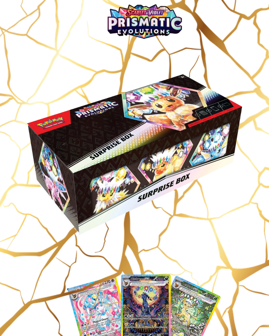 Pokémon TCG Scarlet & Violet Prismatic Evolutions Surprise Box