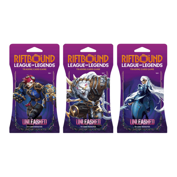Riftbound League of Legends TCG Unleashed Sleeved Booster Pack