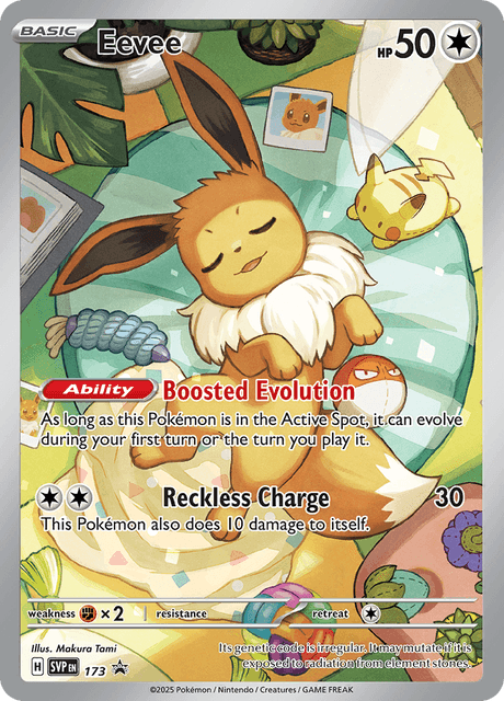 Pokémon TCG: Prismatic Evolutions Eevee Promo Card (Elite Trainer Box Exclusive)