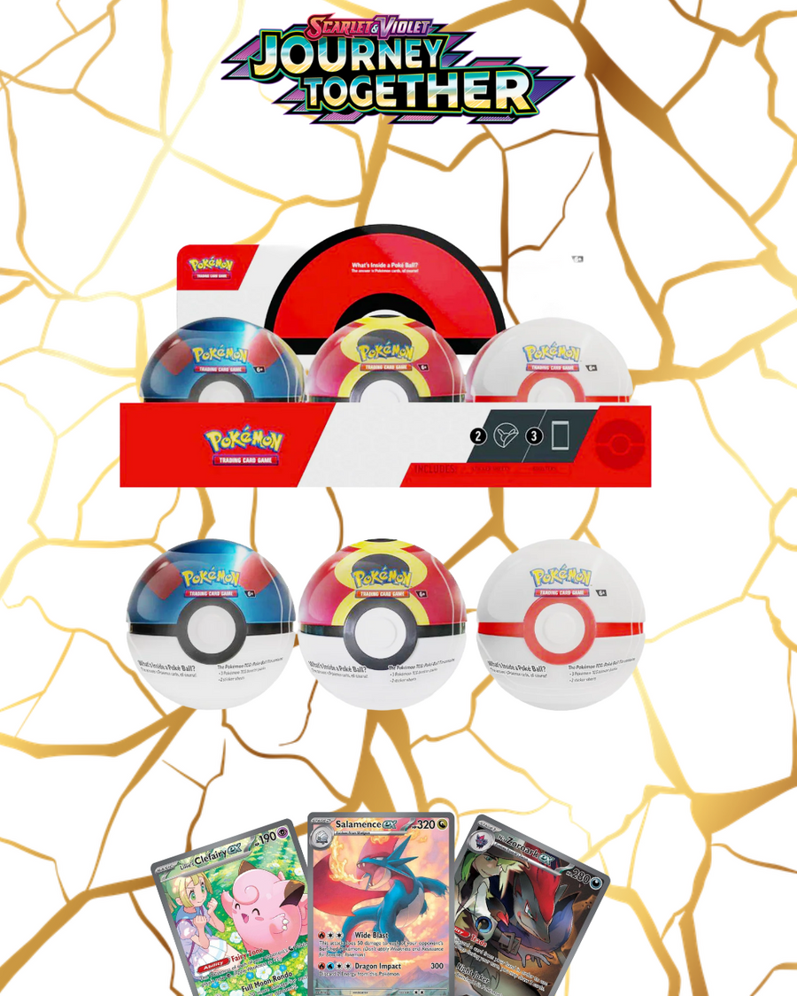 Pokémon TCG: Pokeball Tin Costco 3-Pack Bundle
