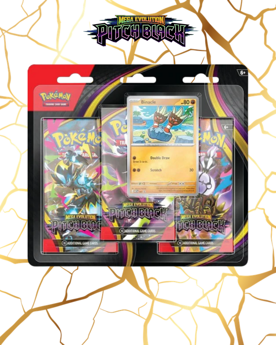 Pokémon TCG: Mega Evolution Pitch Black 3-Pack Blister