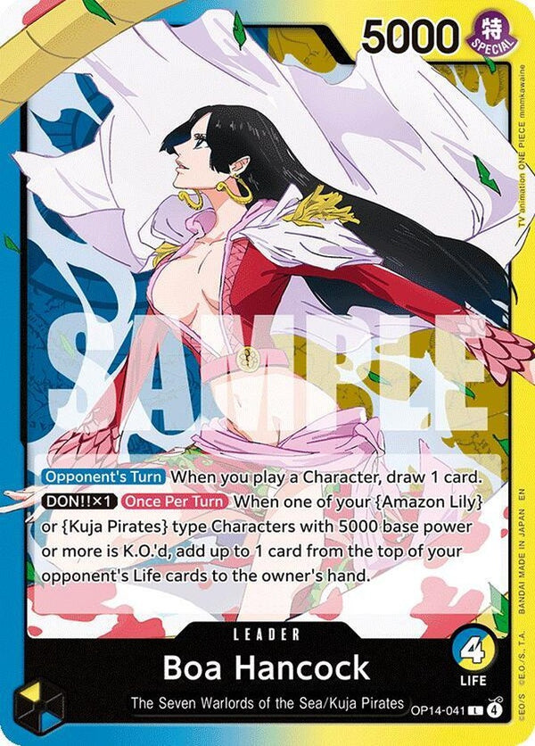 Boa Hancock OP14-041 - The Azure Sea's Seven - One Piece Card Game Single