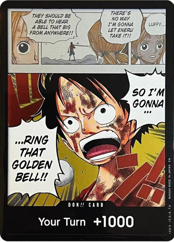 DON!! Card Luffy - Adventure on Kami's Island - One Piece Card Game Single