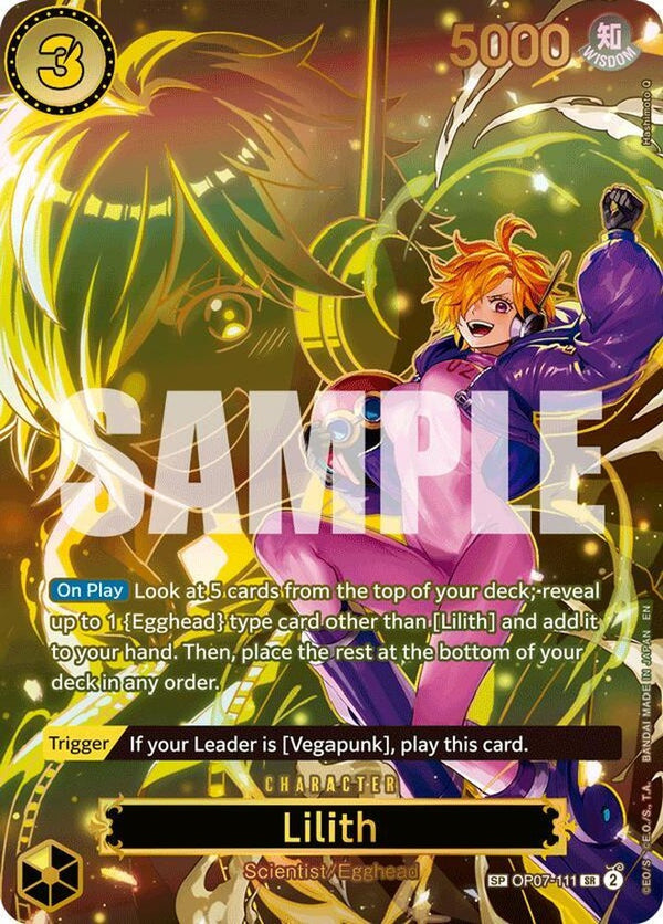 Lilith OP07-111 (SP) - Carrying On His Will - One Piece Card Game Single