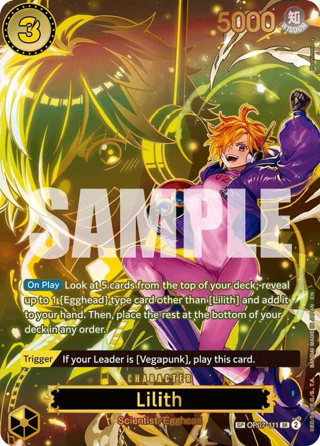 Lilith OP07-111 (SP) - Carrying On His Will - One Piece Card Game Single