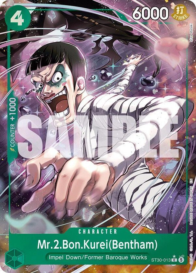One Piece Card Game: Mr.2.Bon.Kurei (Bentham) Full Art (ST30-013) - Starter Deck EX Luffy & Ace