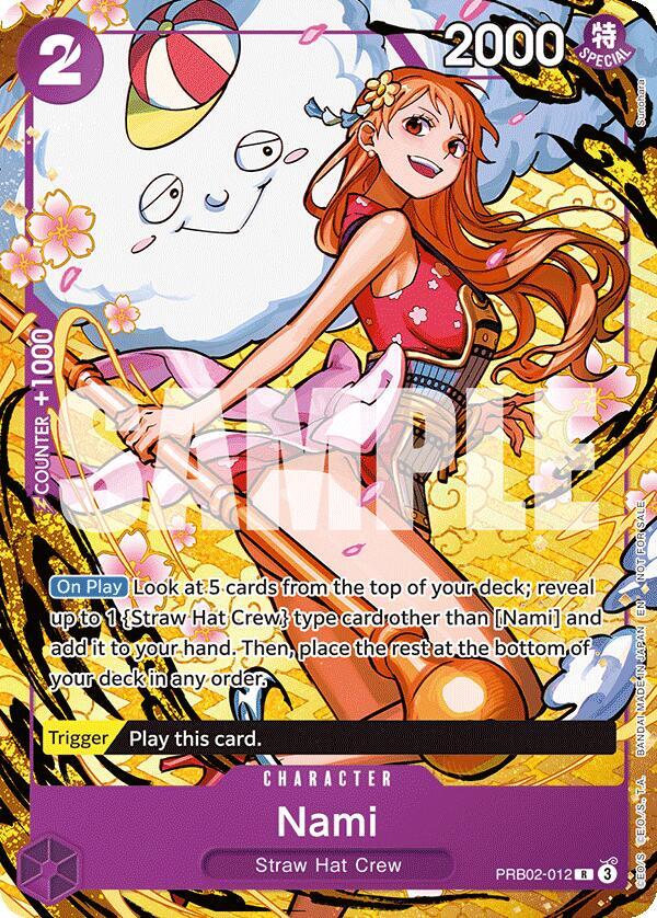 One Piece Card Game: Nami (PRB02-012) - Welcome Pack Vol.1 Promo Full Art