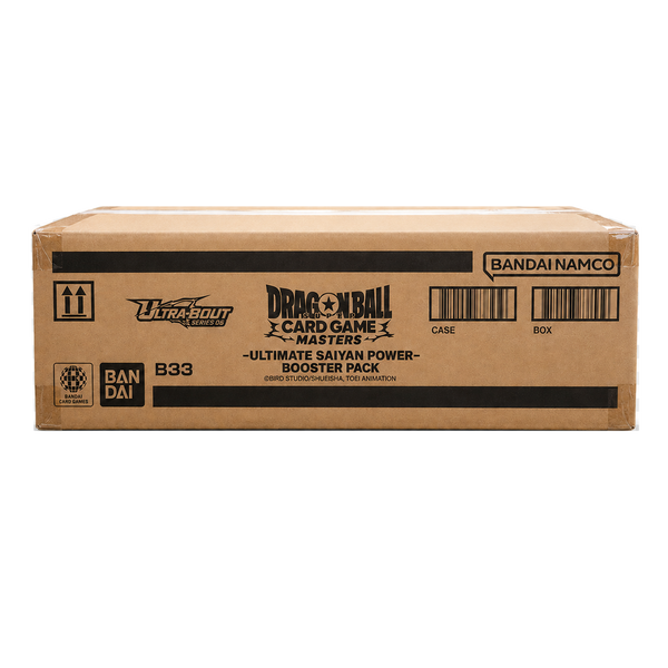 Dragon Ball Super Masters B33 Ultimate Saiyan Power Booster Box Case (12 Boxes)