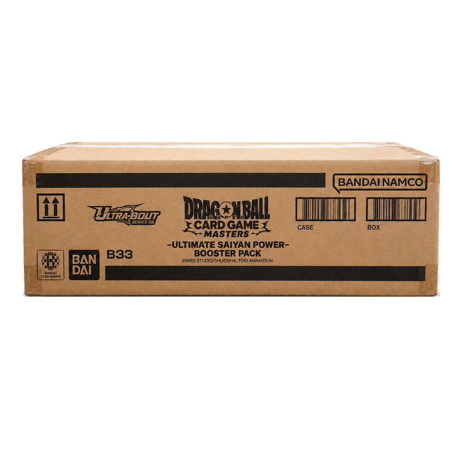 Dragon Ball Super Masters B33 Ultimate Saiyan Power Booster Box Case (12 Boxes)