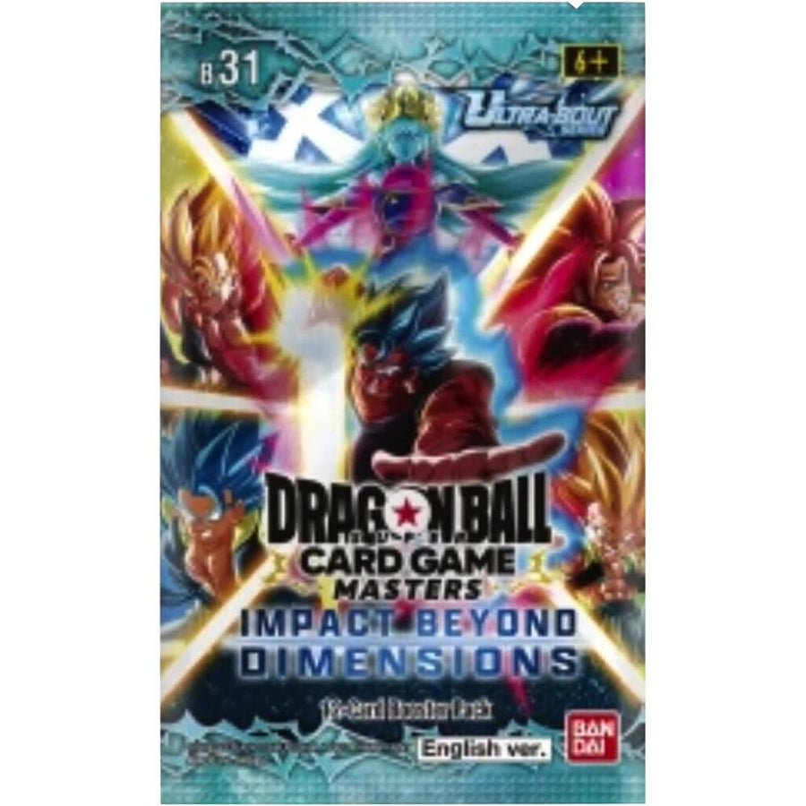 Dragon Ball Super Masters B31 Impact Beyond Dimensions Booster Pack (Assorted)