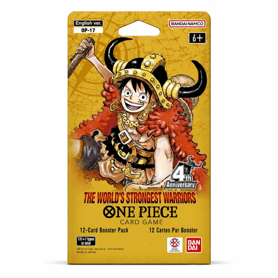 One Piece Card Game: OP-17 The World's Strongest Warriors Sleeved Booster (Releases 28 Aug 2026)