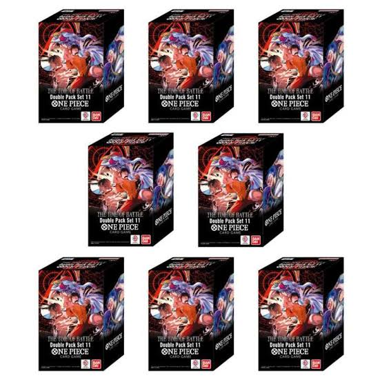 One Piece Card Game: Double Pack Set Vol.11 [DP-11] - Display (8 Double Packs)