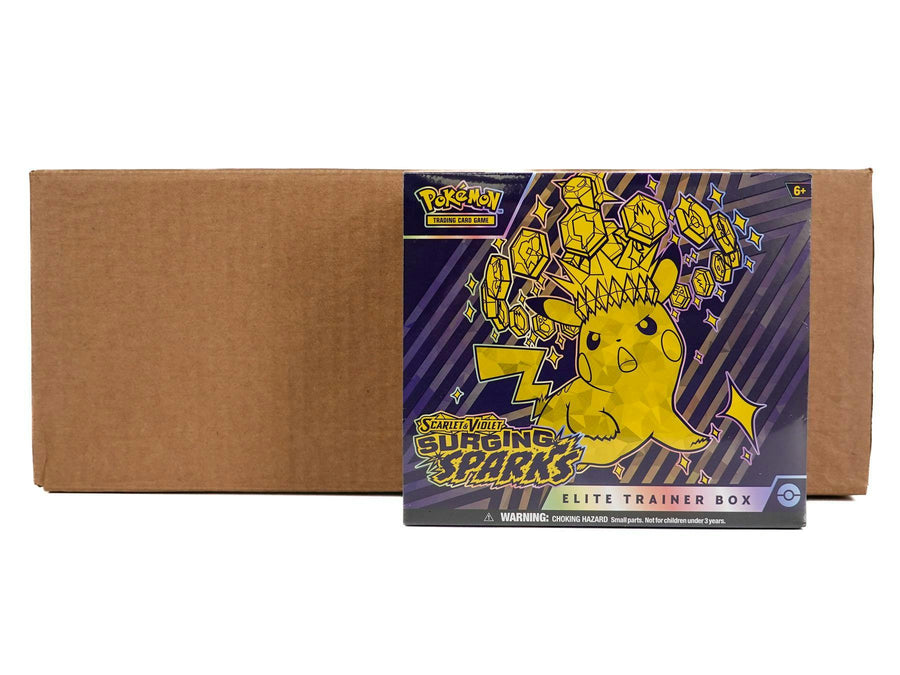 Pokémon TCG Scarlet & Violet Surging Sparks Elite Trainer Box Case (10 ETBs)