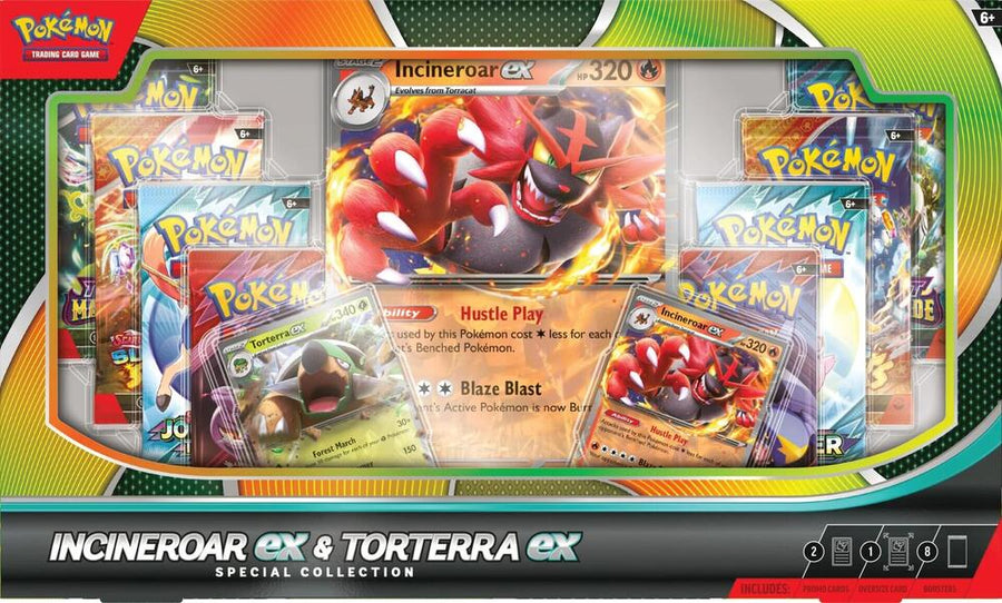 Pokémon TCG: Incineroar ex & Torterra ex Special Collection