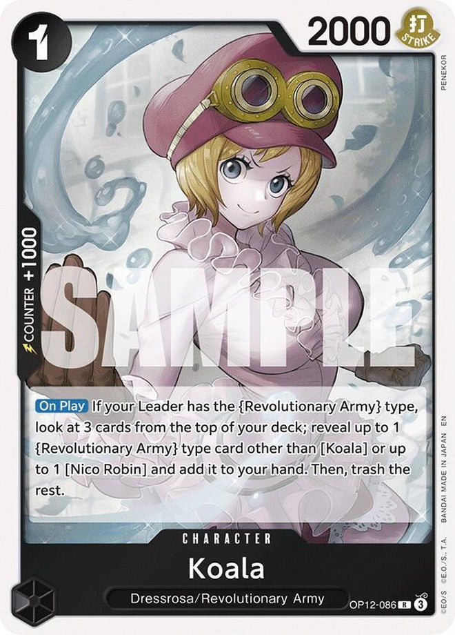 One Piece Card Game: Koala (OP12-086) R - Legacy of the Master