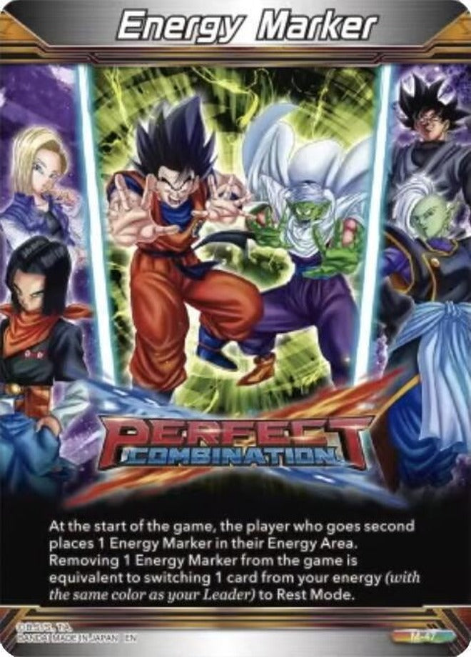 Dragon Ball Super Card Game: Energy Marker - Perfect Combination (M-47) - Three Glorious Fighters