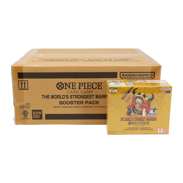 One Piece Card Game: The World's Strongest Warriors [OP-17] Booster Box Case (12 Boxes) (English)