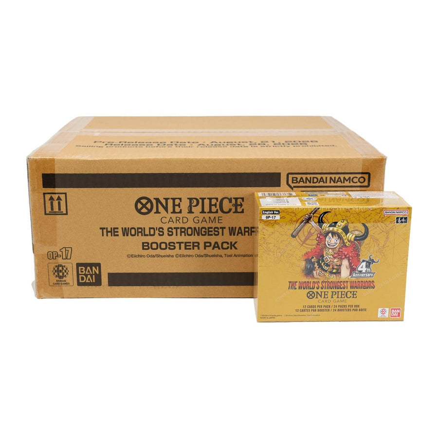 One Piece Card Game: The World's Strongest Warriors [OP-17] Booster Box Case (12 Boxes) (English)