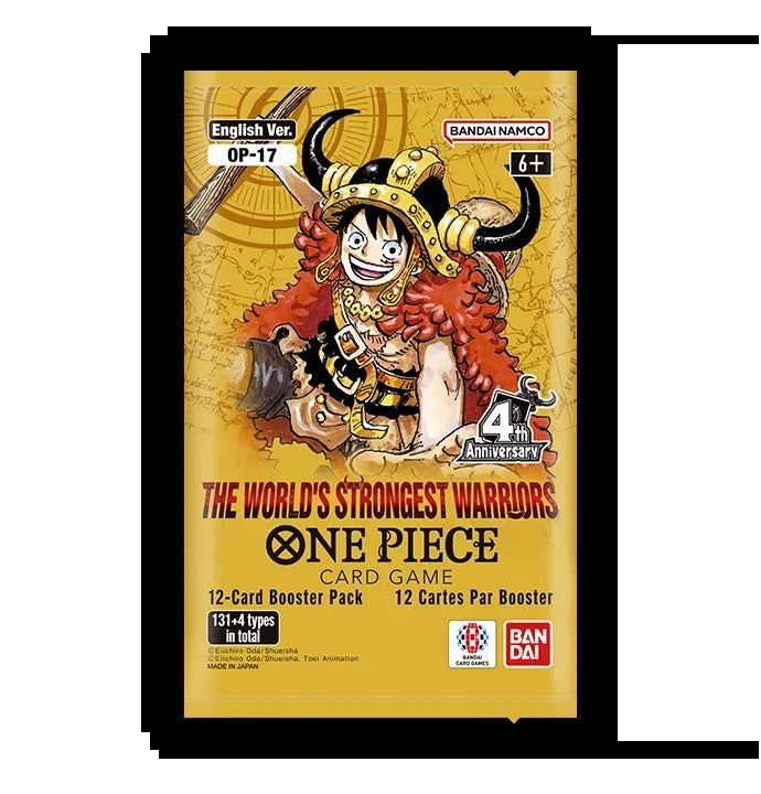 One Piece Card Game: OP-17 The World's Strongest Warriors Booster Pack (Assorted)