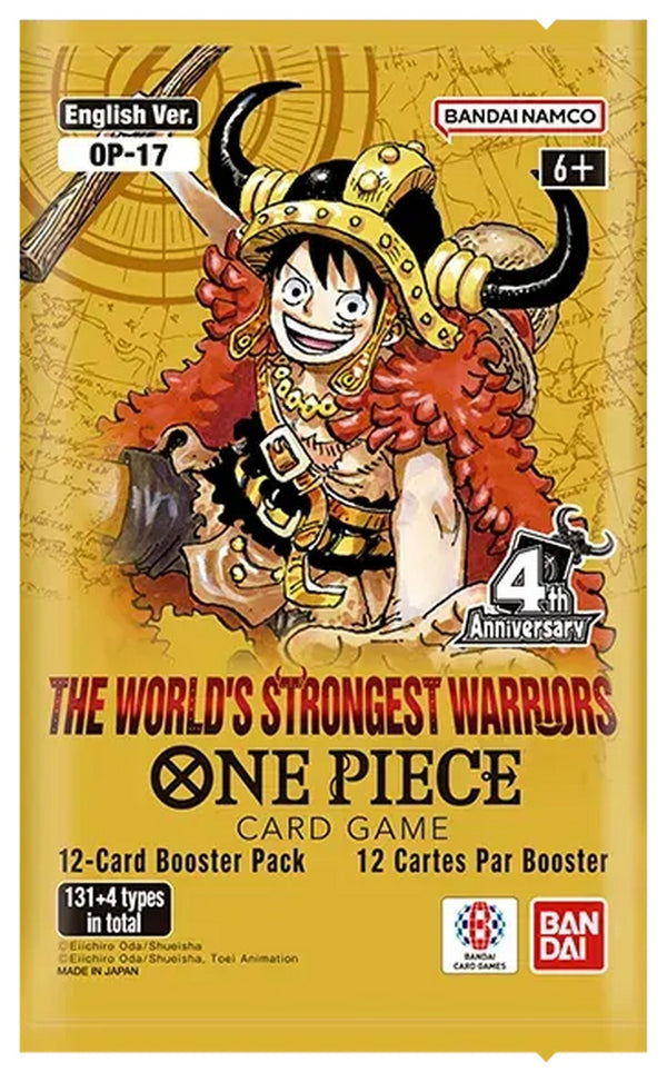 One Piece Card Game: OP-17 The World's Strongest Warriors Booster Pack (Assorted)