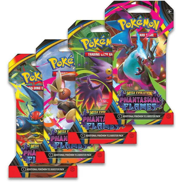 Pokémon TCG: Mega Evolution - Phantasmal Flames Sleeved Booster (Assorted)