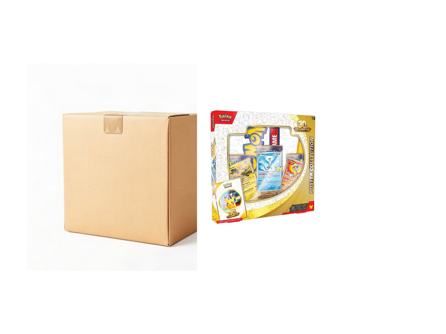 Pokémon TCG: 30th Celebration Poster Collection Sealed Case (6 Boxes)