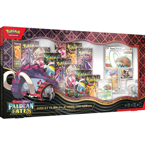 Pokémon TCG: Paldean Fates Great Tusk ex & Iron Treads ex Premium Collection