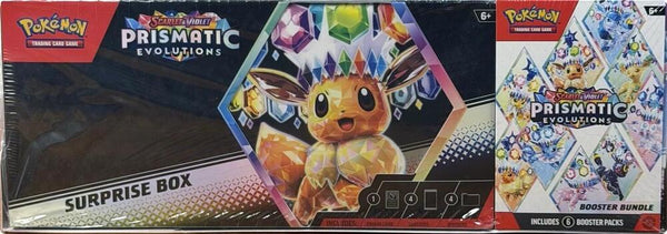 Pokémon TCG Prismatic Evolutions Booster Bundle & Surprise Box Bundle (Sam’s Club Exclusive) - US Import